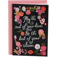 Hallmark Card - Signature Studio Best Of Your Lives Wedding Card