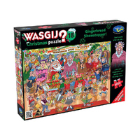 Wasgij? Puzzle 1000pc - Xmas 18 - Gingerbread Showstopper!