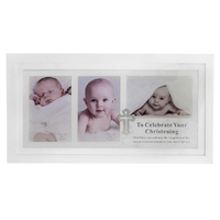 Russell Collection Photo Frame - Christening (3 Openings)