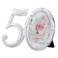 Russell Collection Photo Frame - Number 50 with Diamantes