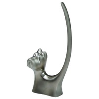 Russell Collection - Nickel-Plated Ring Holder Dog