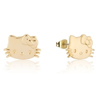 Sanrio Couture Kingdom Precious Metal - Hello Kitty - Stud Earrings Gold