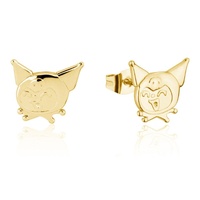 Sanrio Couture Kingdom Precious Metal - Kuromi - Stud Earrings Gold