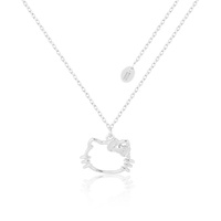 Sanrio Couture Kingdom Precious Metal - Hello Kitty - Outline Necklace Silver