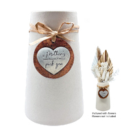 Heartfelt Ceramic Taper Vase - Mother