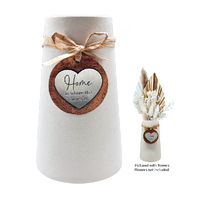 Heartfelt Ceramic Taper Vase - Home