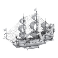 Metal Earth - 3D Metal Model Kit - ICONX Queen Anne's Revenge