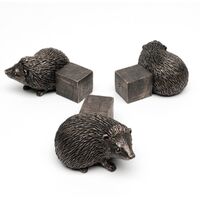 Jardinopia Potty Feet - Antique Bronze Hedgehog (Set Of 3)