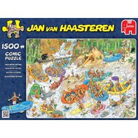 Jan Van Haasteren Puzzle 1500pc - Wild Water Rafting