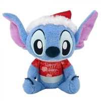 Disney Baby Stitch - Plush with Santa Hat