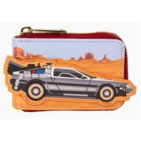Loungefly Back to the Future - 40th Anniversary Delorean Accordion Wallet