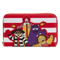 Loungefly McDonald's - Ronald  McDonald and Friends Zip Around Wallet