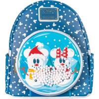 Loungefly Disney Mickey Mouse - Snowman Snow Globe Mini Backpack