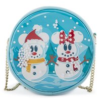 Loungefly Disney Mickey Mouse - Snowman Snow Globe Crossbody Bag