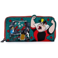Loungefly Disney Alice in Wonderland - Queen of Hearts Zip Around Wallet