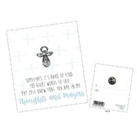 Always With You Angels Lapel Pin - Thoughts and Prayers