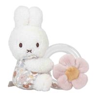 Miffy x Little Dutch - Miffy Ring Rattle Vintage Flowers