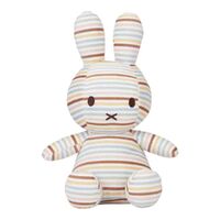 Miffy x Little Dutch - Miffy Plush Vintage Stripes All Over Print 25cm