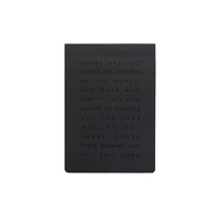 Migoals Get Sh*t Done Notepad A5 - Manifesto Black & Black Foil