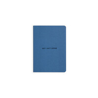 Migoals Get Sh*t Done Notebook A6 - Minimal Classic Blue