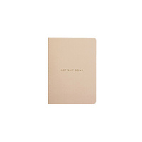 Migoals Get Sh*t Done Limited Edition Notebook A6 - Minimal Cream & Gold Foil