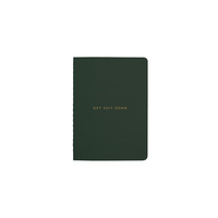 Migoals Get Sh*t Done Limited Edition Notebook A6 - Minimal Forest Green & Gold Foil