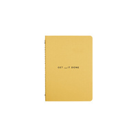 Migoals Get SH*T Done Notebook A6 - Minimal Yellow & Black Foil