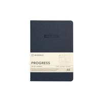 Migoals Progress Journal A5 - New Navy