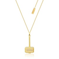 Marvel Couture Kingdom Precious Metal - Thor Hammer Necklace Yellow Gold