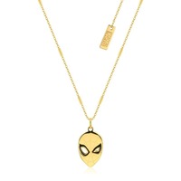 Marvel Couture Kingdom Precious Metal - Spider-Man Necklace Yellow Gold