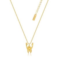 Marvel Couture Kingdom Precious Metal - Loki Necklace Gold