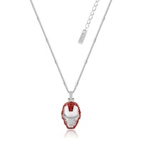 Marvel Couture Kingdom - Iron Man Crystal Necklace Silver