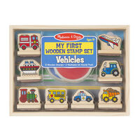 Melissa & Doug Wooden Stamp Set - My First Wooden Stamp Set Vehicles