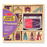 Melissa & Doug Wooden Stamp Set - Princesses