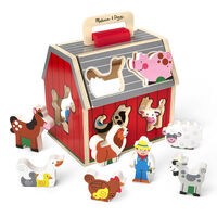 Melissa & Doug Pretend Play - Take-Along Sorting Barn