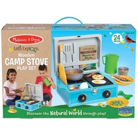 Melissa & Doug Lets Explore - Wooden Camp Stove Play Set