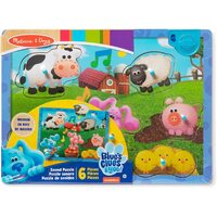 Melissa & Doug Blue's Clues & You - Wooden Farm Sound Puzzle