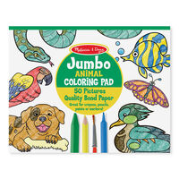 Melissa & Doug Jumbo Colouring Pad - Animals