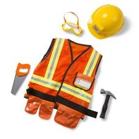 Melissa & Doug Role Play Costume Set - Construction Worker