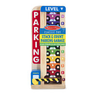 Melissa & Doug Classic Toy - Stack & Count Parking Garage