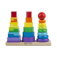 Melissa & Doug Classic Toy - Geometric Stacker