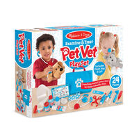 Melissa & Doug Pet Play - Examine & Treat Pet Vet