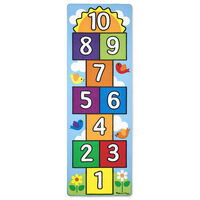 Melissa & Doug Activity Rug - Hop & Count Hopscotch