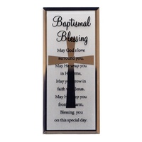 Mirror Plaque - Baptismal Blessing