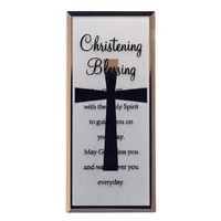 Mirror Plaque - Christening Blessing