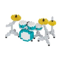 Nanoblock World - Drum Set Green