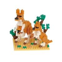 Nanoblock Animals - Big Kangaroo And Joey