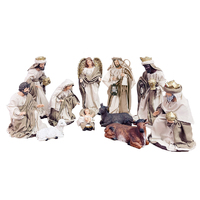 Religious Gifting Christmas 11pc Nativity Scene