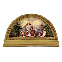 Nativity Set with Water Spinning