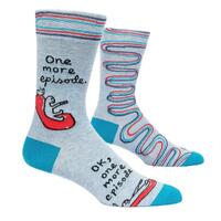 Blue Q Mens Crew Socks - One More Episode